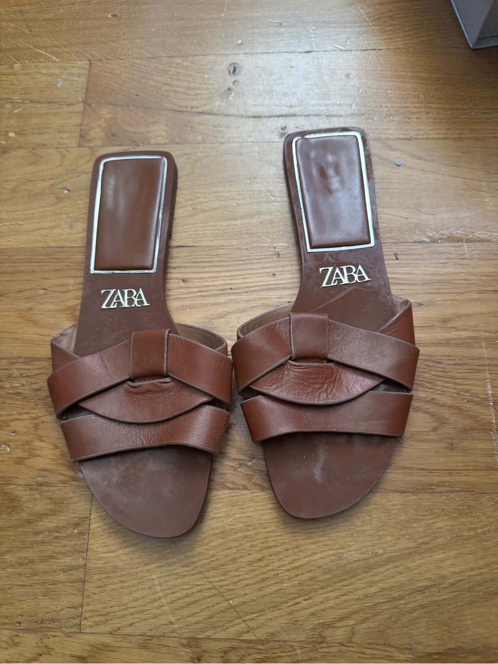Zara brown sandals - Picture 1 of 3